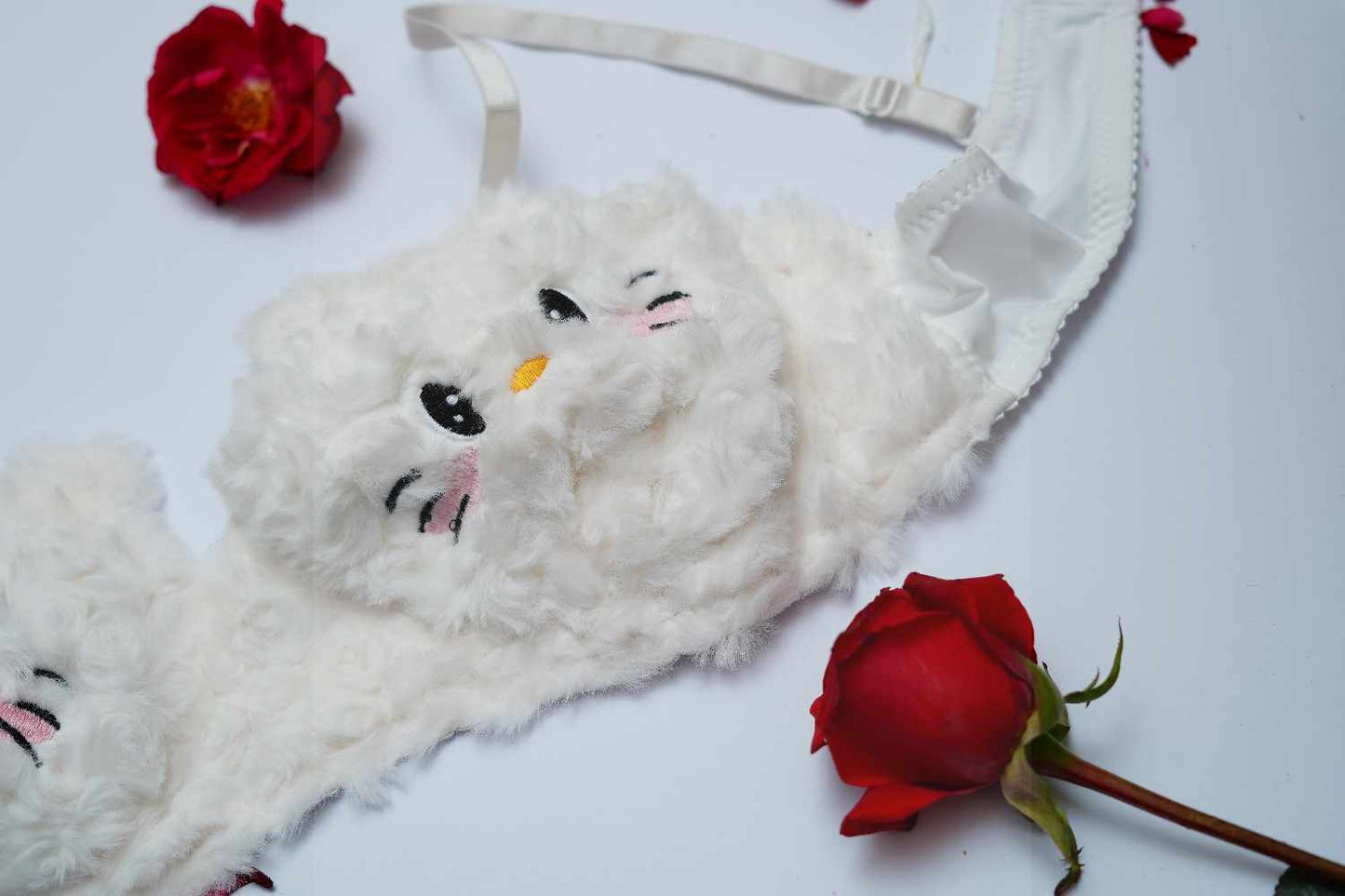 Feminique Cute Kitty Princess Bra and Panty Set