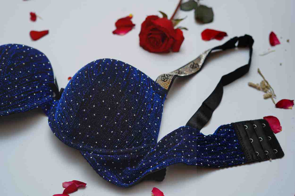 Sparkle Victoria Secret Pushup Bra and Thong Set