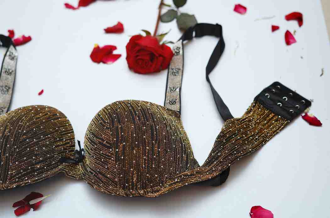 Sparkle Victoria Secret Pushup Bra and Thong Set