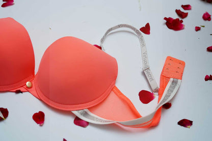 Light padded half-net bra and panty set