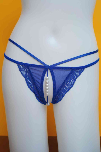 Feminique Lace women's Erotic Panties with Pearl