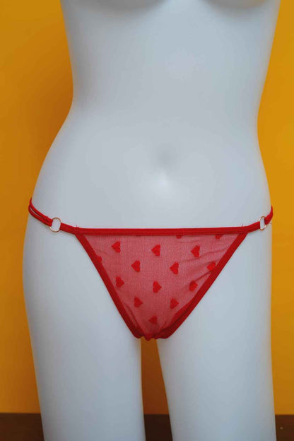 Lace Thin String High Cut Transparent Sexy Net Panty