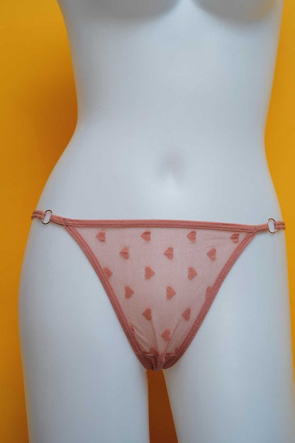 Lace Thin String High Cut Transparent Sexy Net Panty