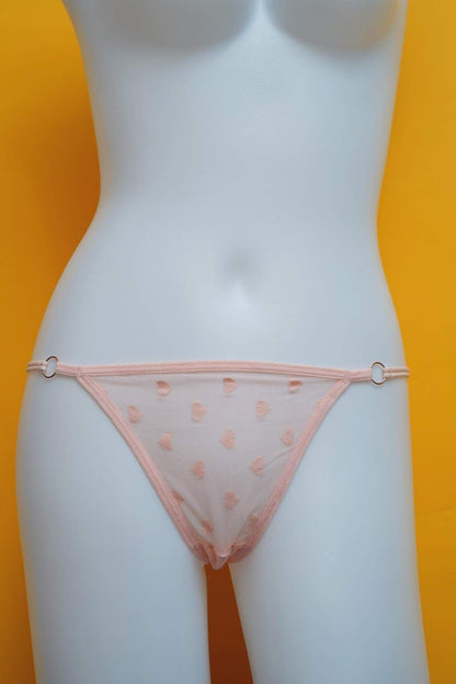 Lace Thin String High Cut Transparent Sexy Net Panty