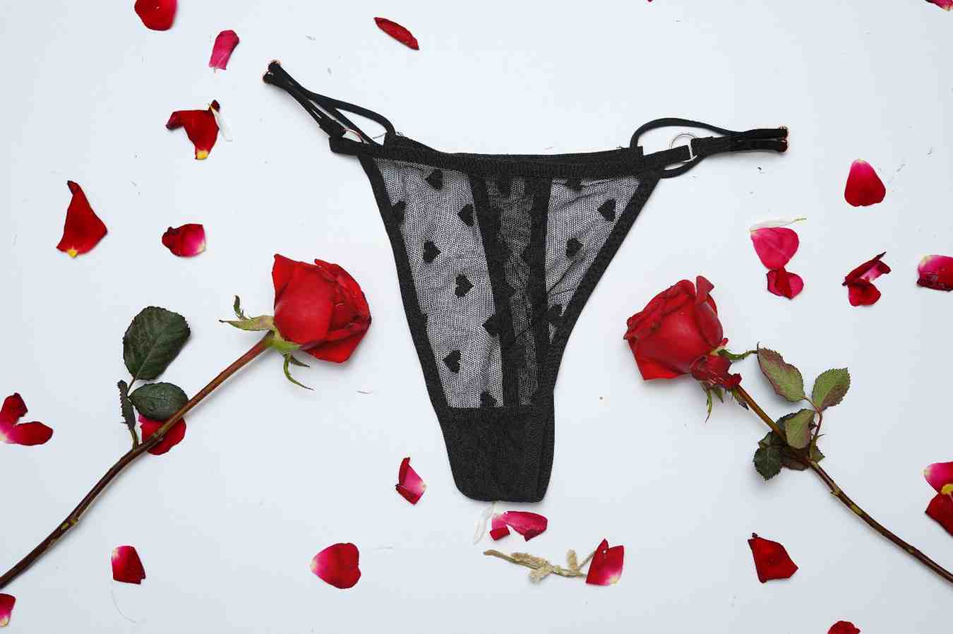 Lace Thin String High Cut Transparent Sexy Net Panty