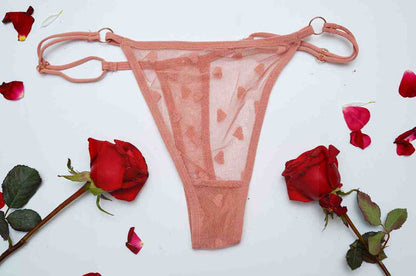 Lace Thin String High Cut Transparent Sexy Net Panty