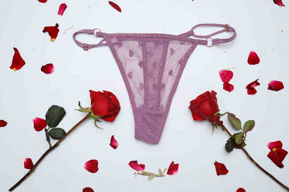 Lace Thin String High Cut Transparent Sexy Net Panty